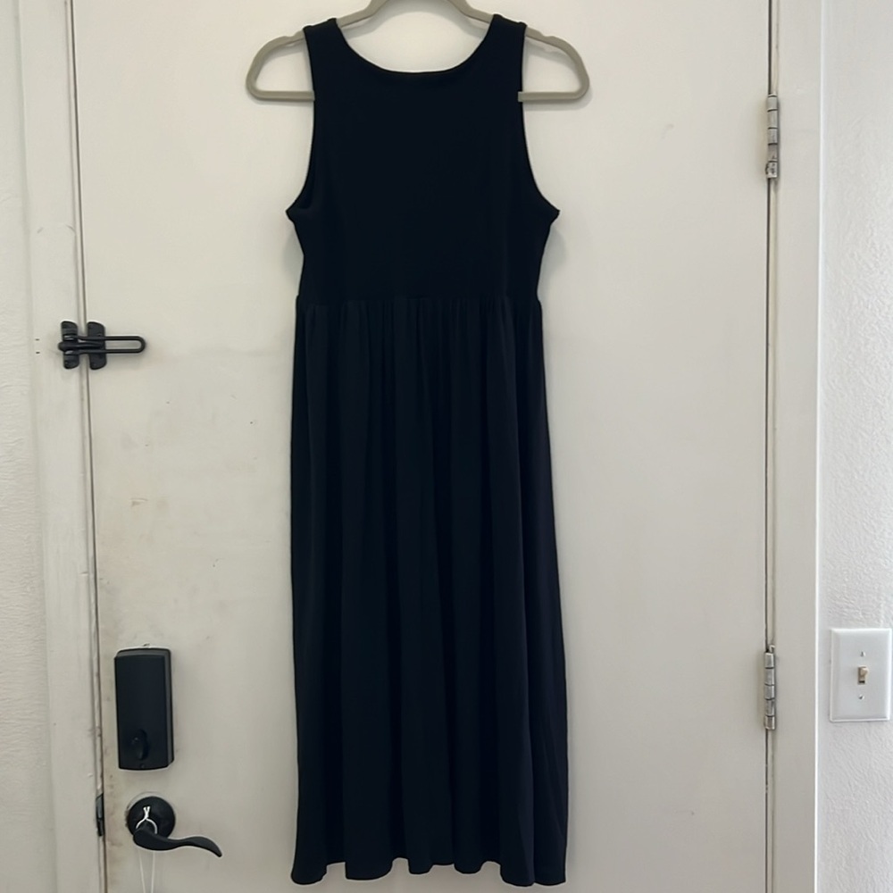 Ann Taylor black midi dress - Picture 6 of 6
